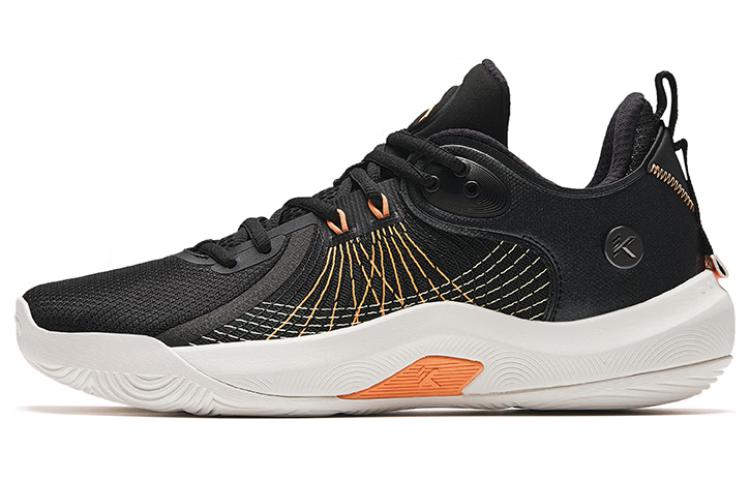 Anta Cushioning Anti-Slip And Wear-Resistant Low-Top Basketball Shoes Men's Black