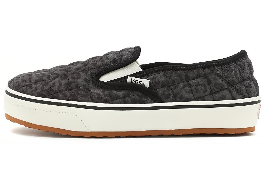 Vans Unisex Cheetah Slip Er 2 Low Top Sneakers Black/White