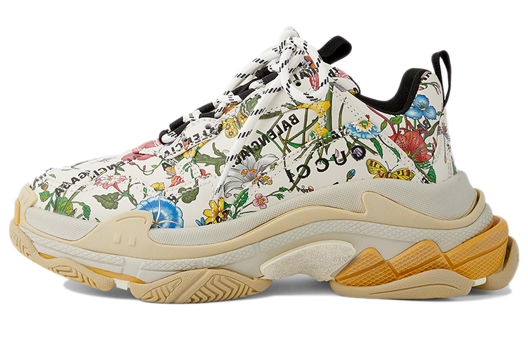 Balenciaga Gucci X Balenciaga Women's Triple S Sneaker 'The Hacker Project Floral' Women's