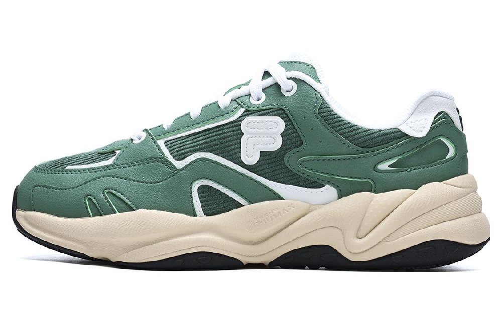 FILA FUSION Flash Low Top Running Shoes Women's Green White