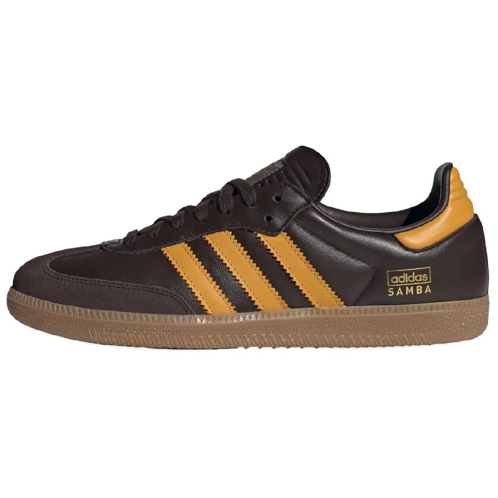 Adidas Samba Og Dark Brown Preloved Yellow