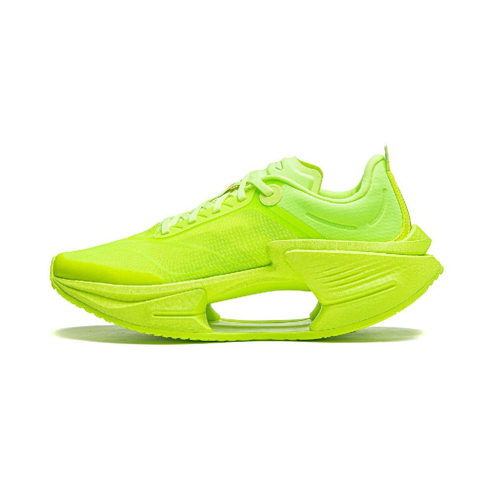 LiNing Shadow 3 ESSENTIAL Cushioning Support Rebound Low Top Running Shoes Men's Neon Green