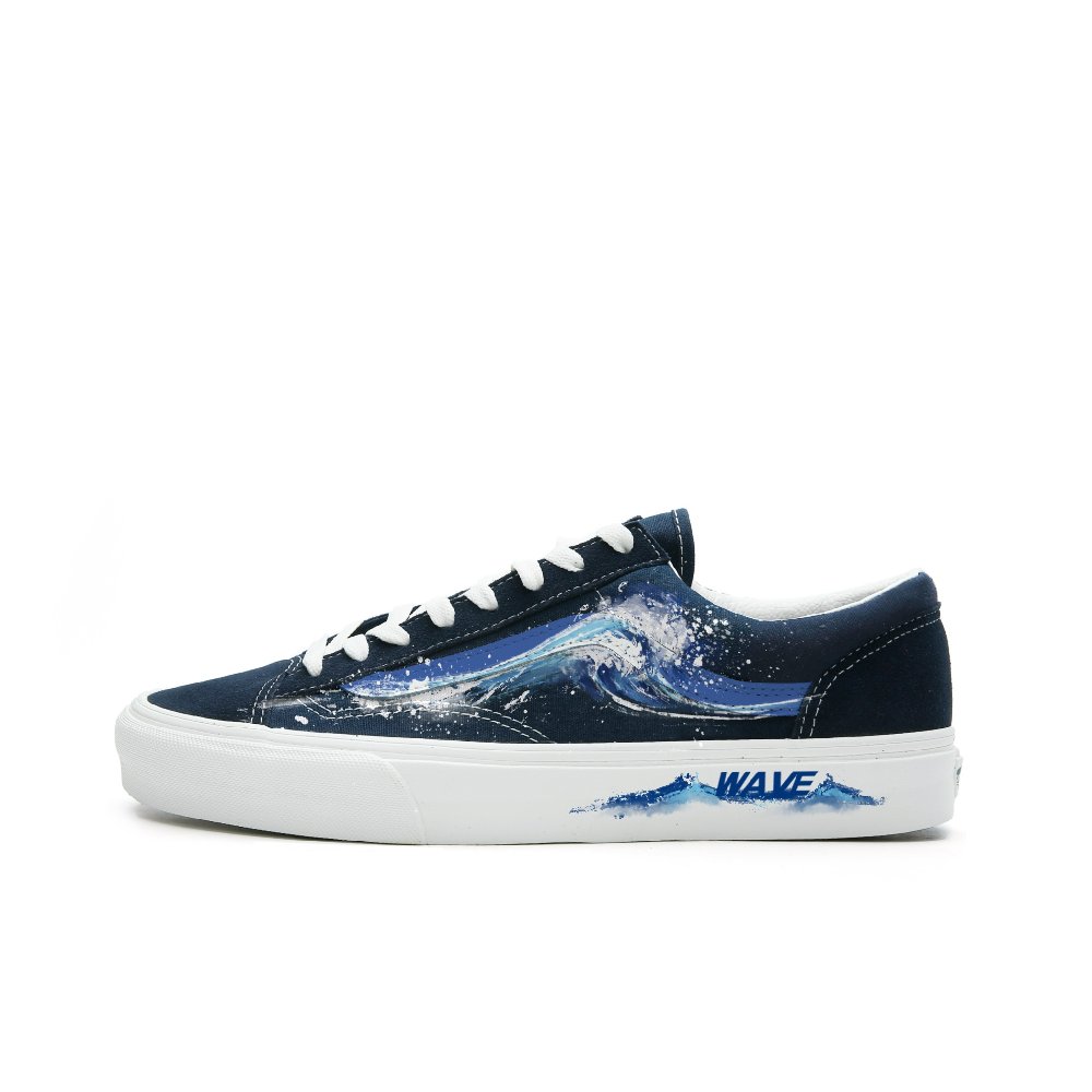Vans Style 36 Abrasion Resistant Low Top Skateboard Shoes Men's Blue