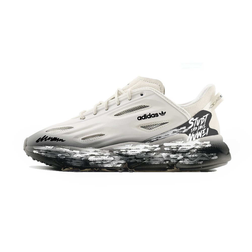 Adidas Originals Ozweego Celo Chuangyi Abrasion Resistant Low Top Casual Shoes Unisex Beige White Black