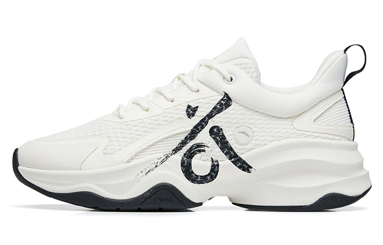 Anta Cushioning Anti-Slip And Wear-Resistant Height Increasing Low-Top Training Shoes Women's White