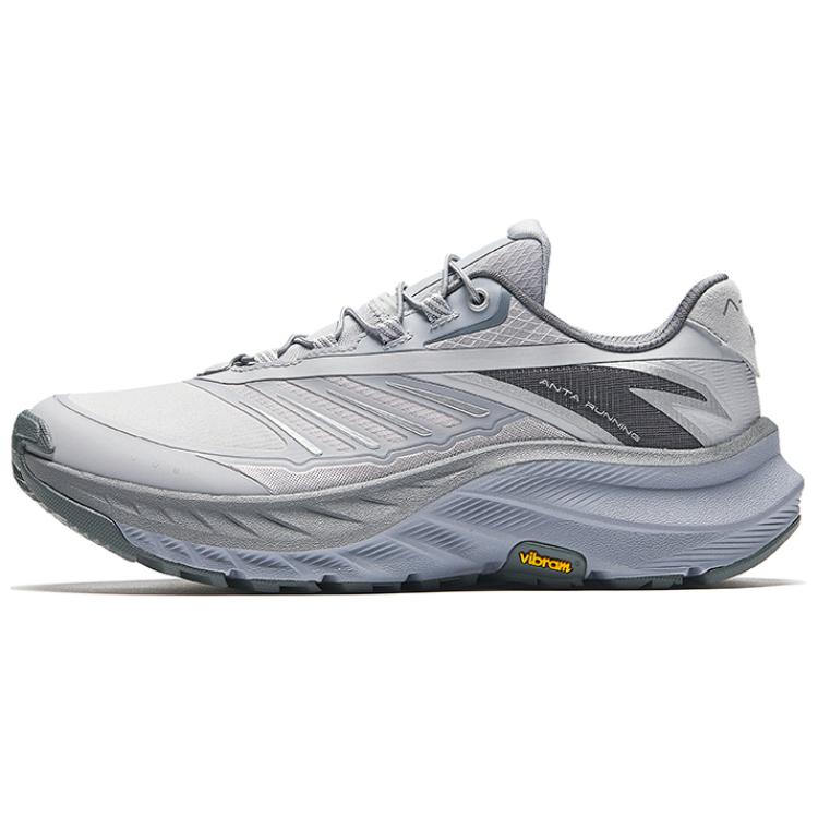 Anta Explore The Wilderness Cushioning, Wear Resistant Low Top Running Shoes Women's Gray Silver