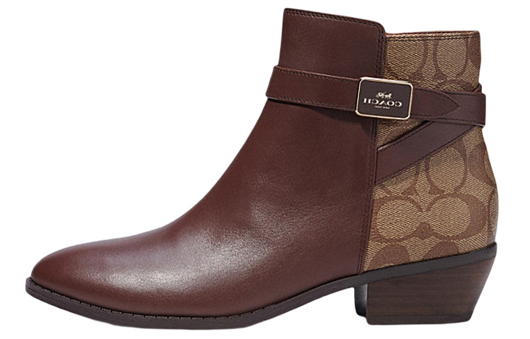 COACH Ankle Boots Women's Brown