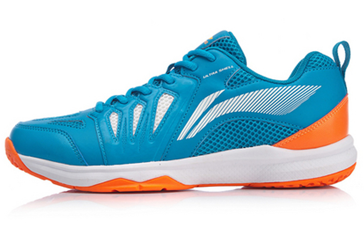 LiNing Ace Slip Resistant, Abrasion Resistant, Lightweight Low Top Badminton Shoes Unisex Blue