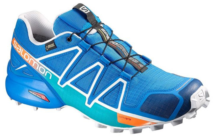 SALOMON 4 Gt Anti Slip Wear Resistant Low Top Outdoor Shoes Men's Sky Blue