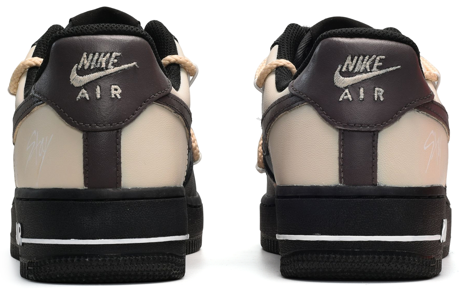 Nike Air Force 1 07 Air Force 1 Low-Top Skateboard Shoes Men's Black Gray Yellow купить в интернет-магазине Yoocart с быстрой доставкой по России.