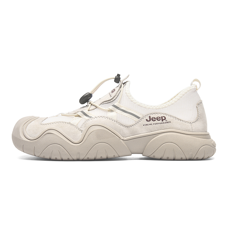 Jeep Low Top Casual Shoes Unisex Sand
