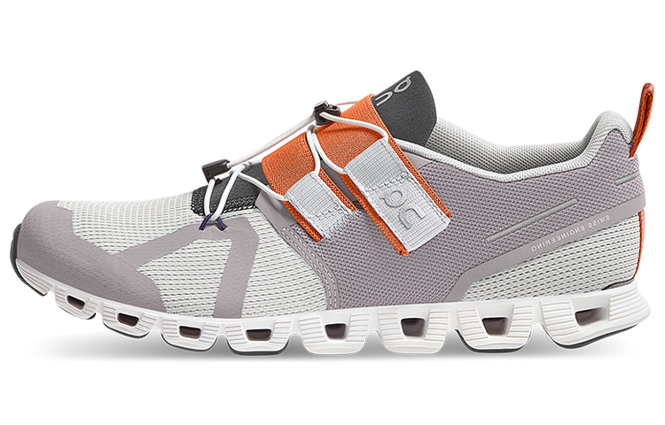 On Cloud Nexus Running Shoes Women's Low Top Zinc Gray/Matte Red