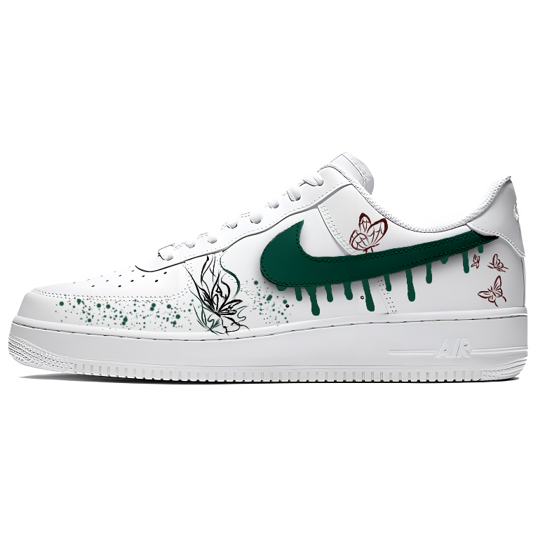 Nike Air Force 1 Low top Skateboard Shoes Unisex Green