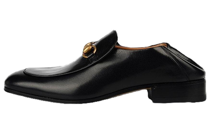 GUCCI Horsebit Leather Mule