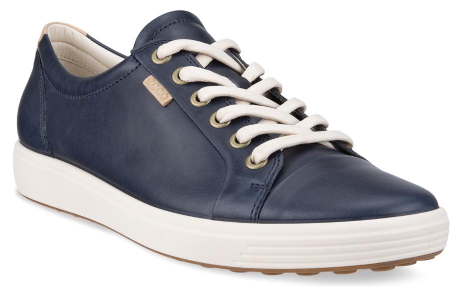 Ecco Soft 7 Low Top Skateboard Shoes Women's Dark Blue