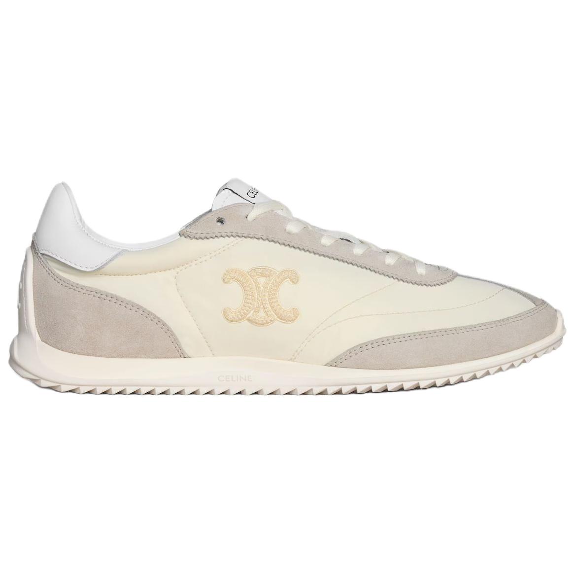 CELINE Racer Triomphe Low top Casual Shoes Women's Beige