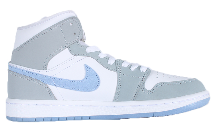 Jordan Air Jordan 1 Mid-Top Vintage Basketball Shoes Women's Ice Blue купить в интернет-магазине Yoocart с быстрой доставкой по России.