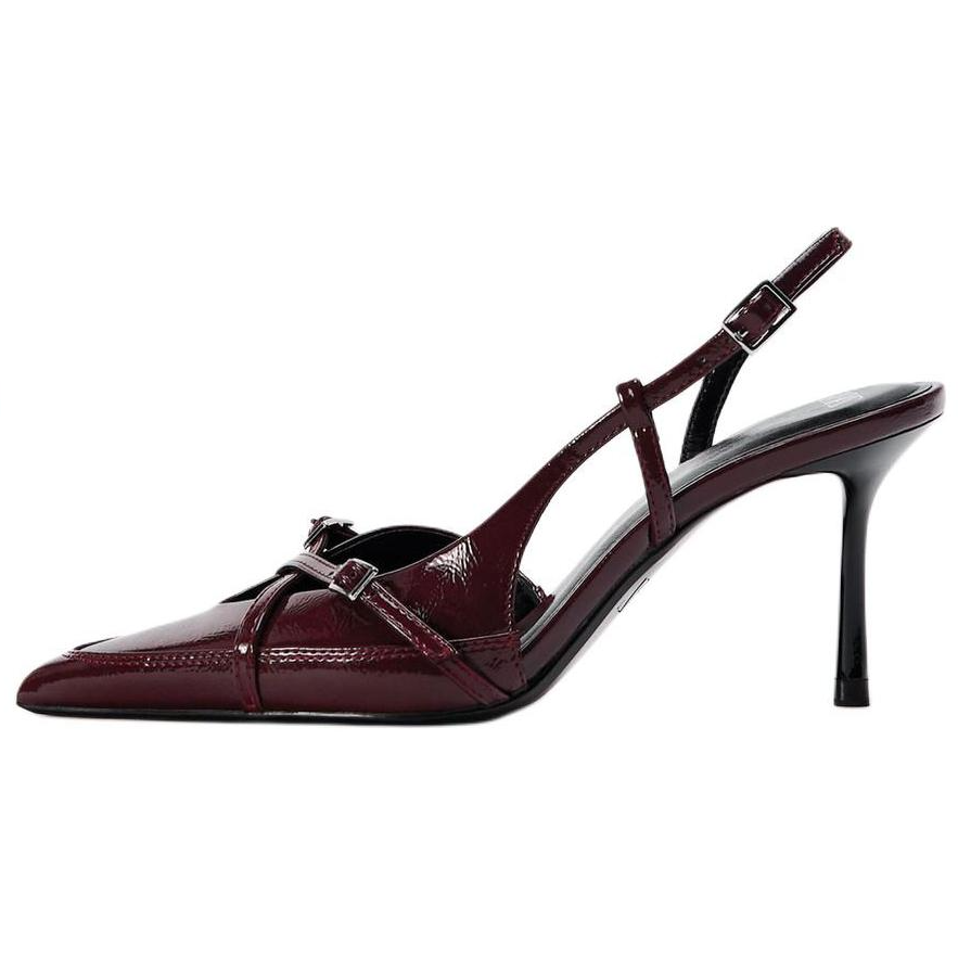 ZARA High Heels Women's Burgundy