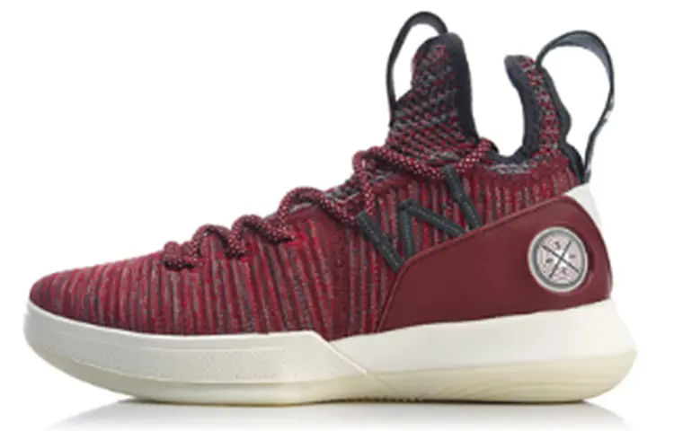 LiNing All In Team 6 Wade Collection Non slip Lightweight Mid Top Basketball Shoes Men's Red White