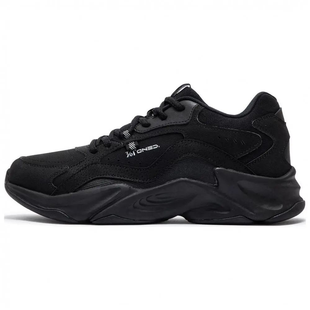 361° Cushioning Anti-Slip And Wear-Resistant Low-Top Casual Shoes Men's Black
