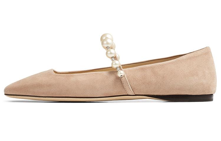 Jimmy Choo Ade Square-toe Ballerina Shoes