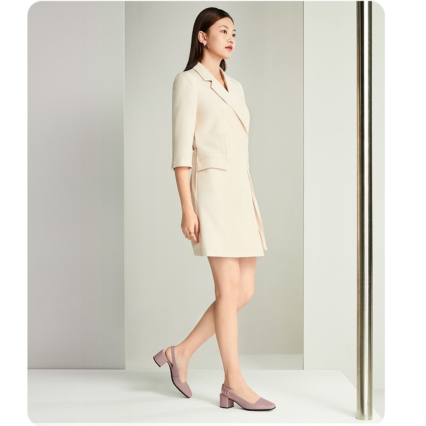 Ecco Body Shaping Collection Block Heel Beach Sandals Women's Wood Pink