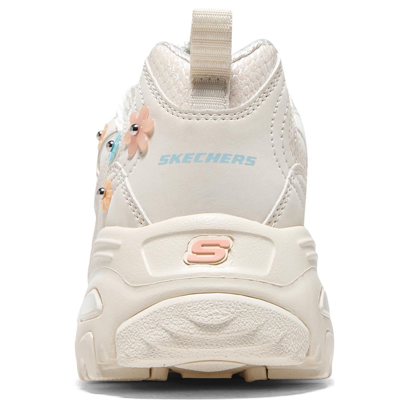 Skechers D'LITES 1.0 Flower Heart Bear*2 Low Top Chunky Sneakers Women's Beige White Blue купить в интернет-магазине Yoocart с быстрой доставкой по России.