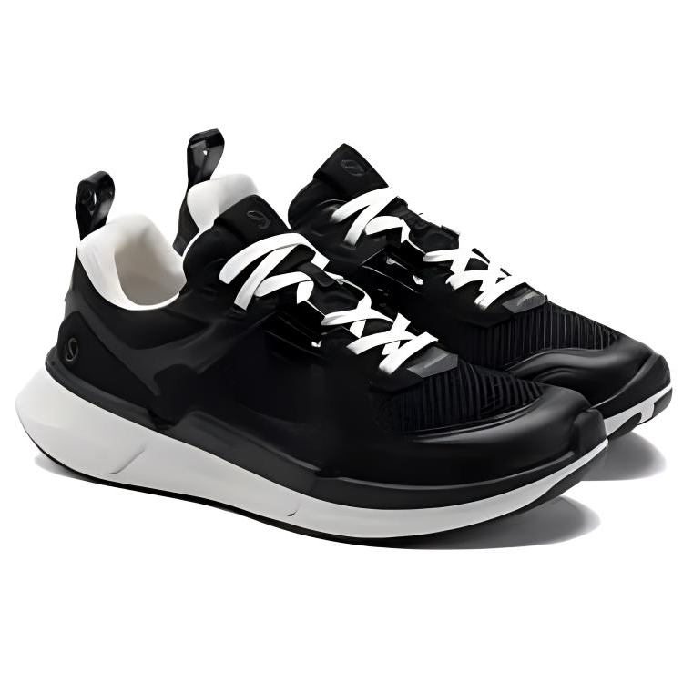 Ecco Abrasion Resistant Low Top Casual Shoes Women's Black