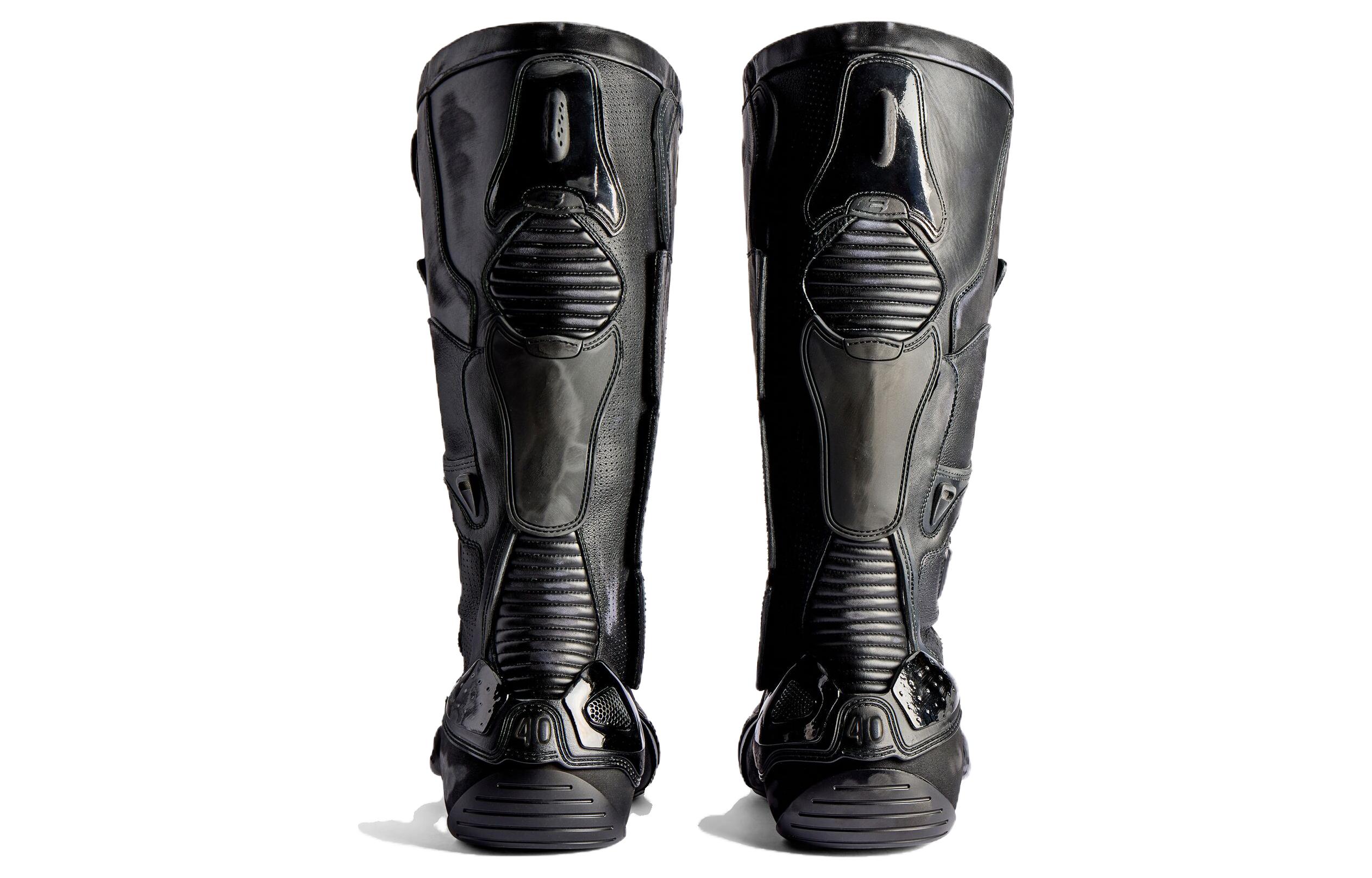 Balenciaga Biker Leather Boots