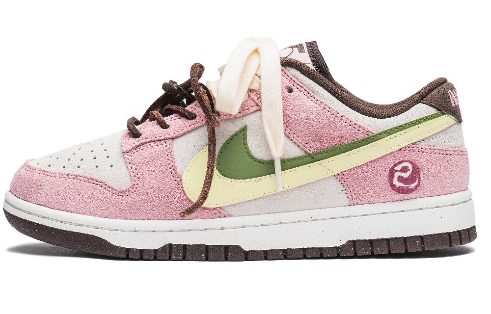 Nike Dunk Wear-Resistant Low-Top Skateboard Shoes Unisex Pink