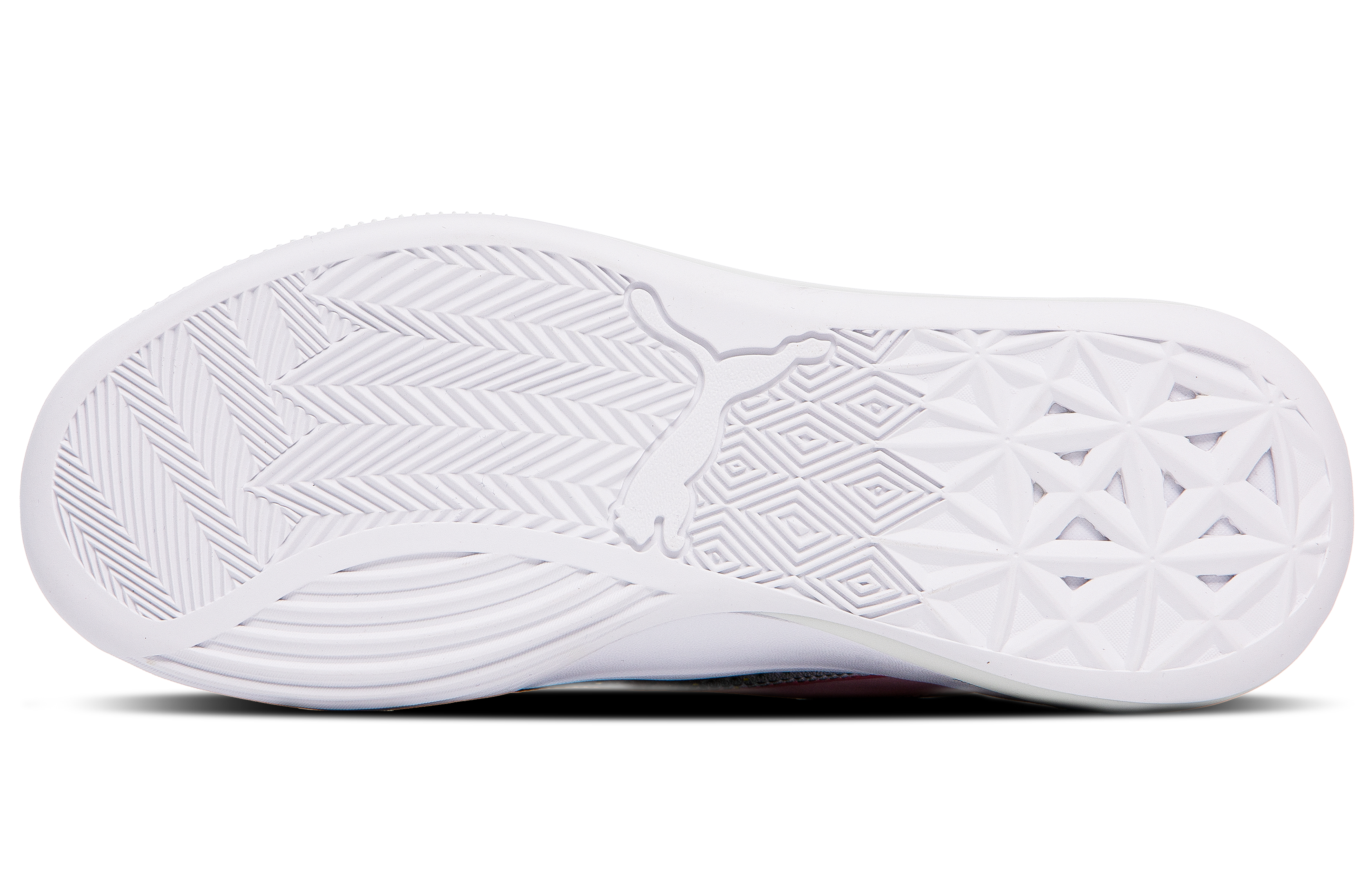 PUMA Clyde Hardwood Cushioned Slip-Resistant Breathable Low-Top Basketball Shoes Men's Black White Pink купить в интернет-магазине Yoocart с быстрой доставкой по России.
