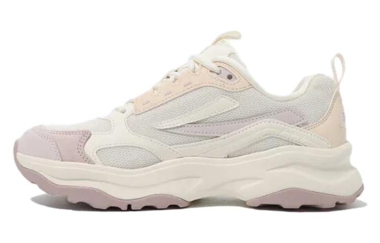 FILA Wood Block V2 Cushioning, Wear Resistant Low Top Casual Shoes Unisex Purple Gray