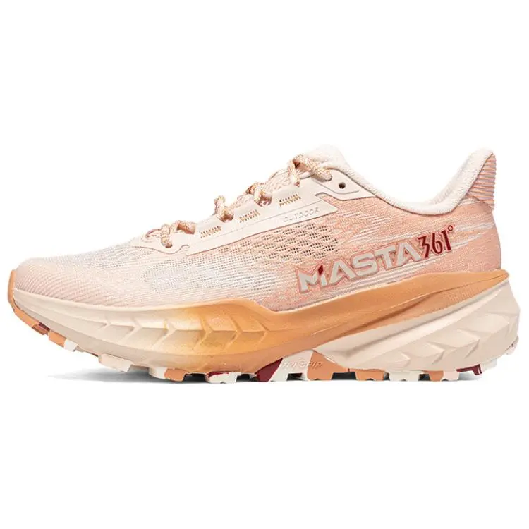 361° Anti Slip Wear Resistant Low Top Trail Running Racing Running Shoes Women's Pink