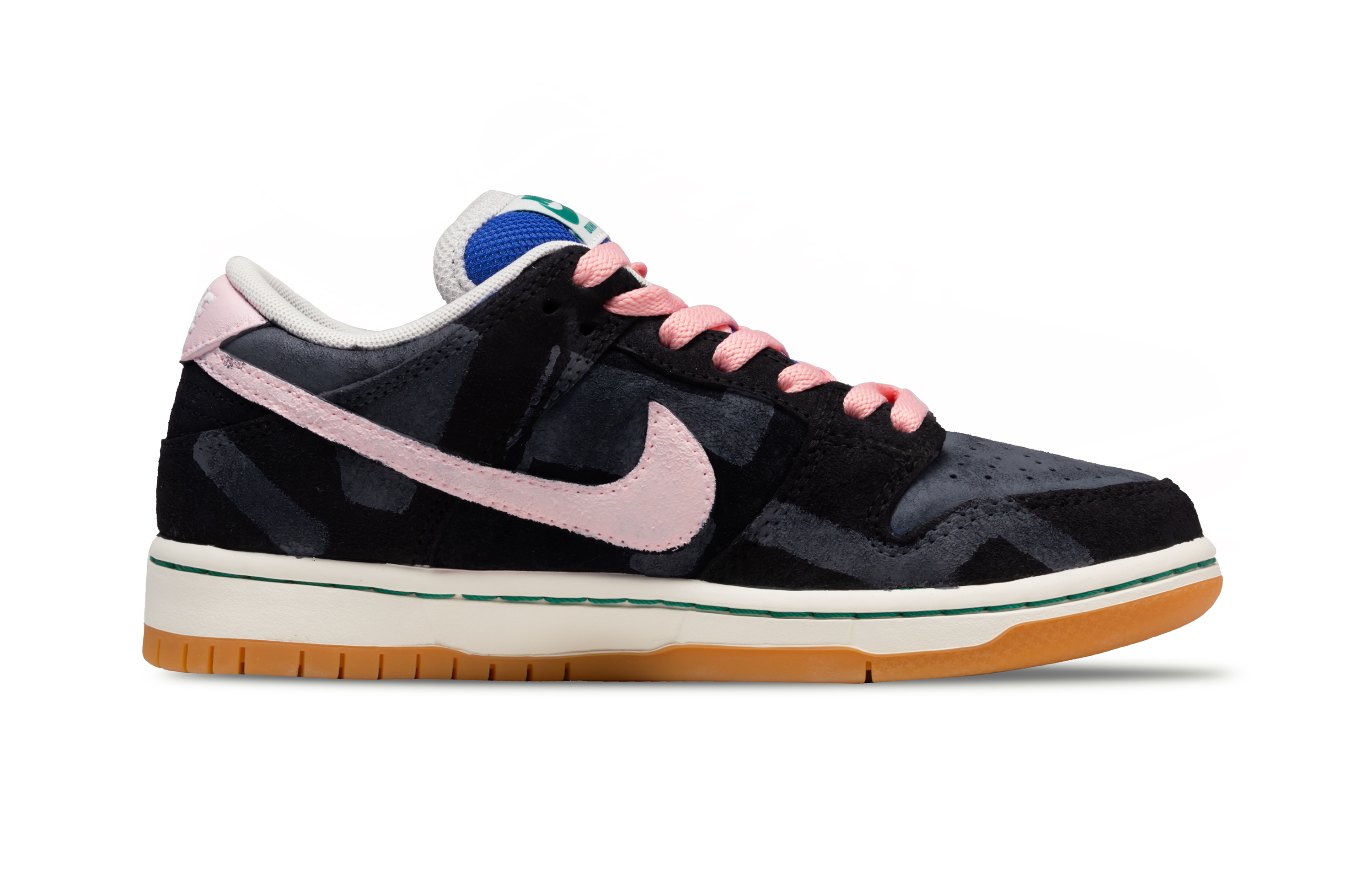 Nike Dunk SB Disorder Low top Skateboard Shoes Unisex Black Pink