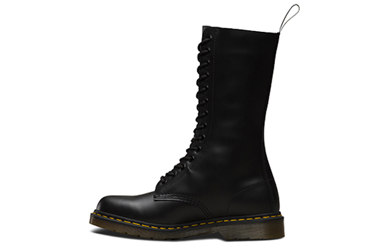 Dr. Martens 1914 Smooth Martin Boots Couple Style Black