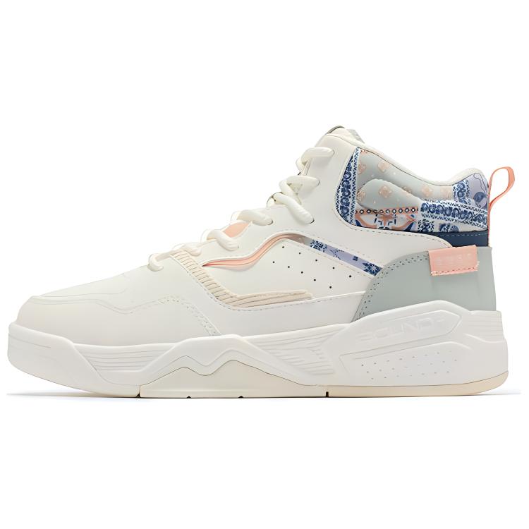 361° Slip Resistant, Abrasion Resistant, Thermal Coverage Mid Top Sports Casual Shoes Women's White Gray Green