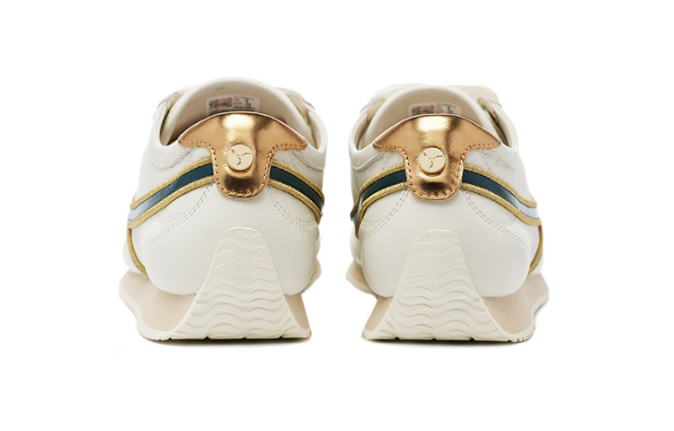 LI NING 1990 Zhengrong Anti Slip Wear Resistant Low Top Running Shoes Women's Cream White