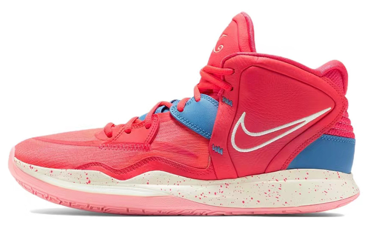 Nike Kyrie 8 Infinity Cushioning Abrasion Resistant Coverage Support Mid Top Basketball Shoes Unisex Pink White купить в интернет-магазине Yoocart с быстрой доставкой по России.