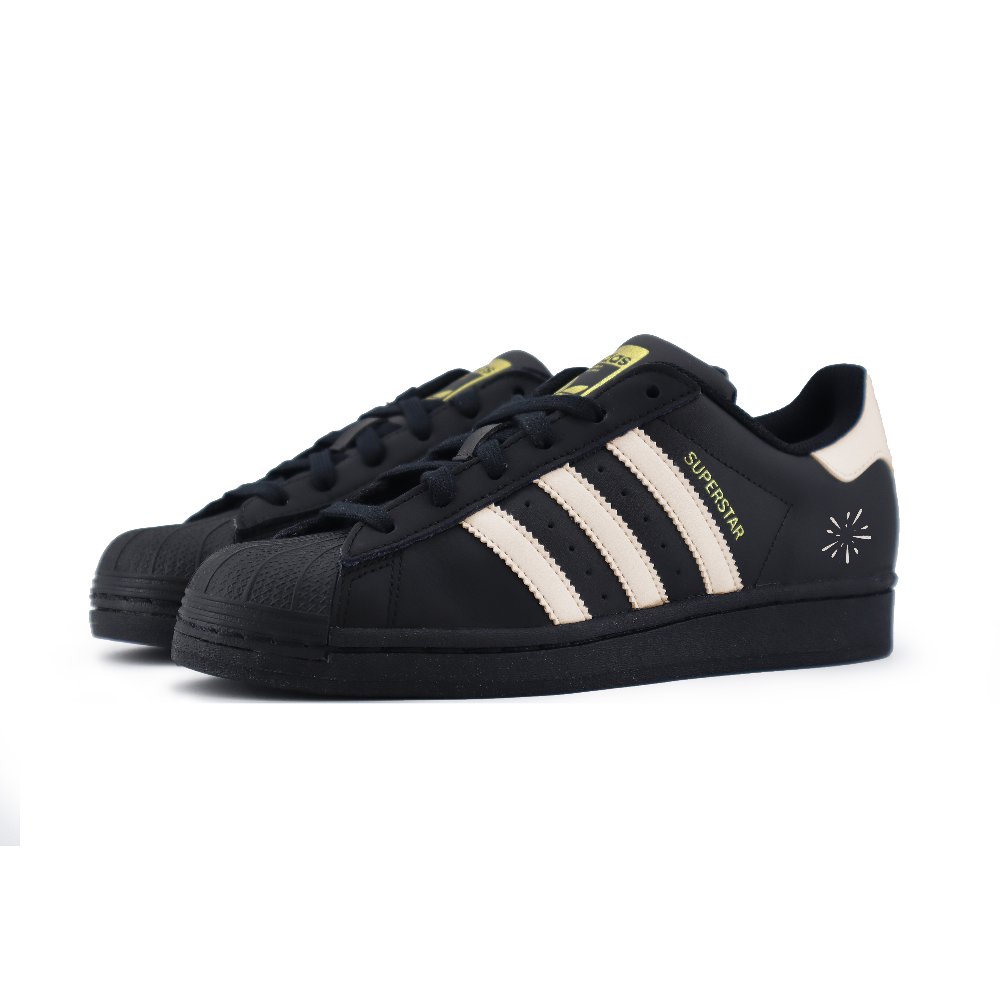 Adidas Originals SUPERSTAR Anti-Slip Wear-Resistant Low-Top Skateboard Shoes Unisex Black Beige