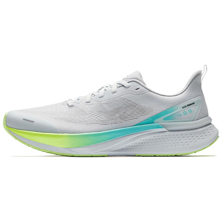 Anta Hydrogen Run 7 Slip Resistant And Breathable Low Top Casual Running Shoes Men's Gray Blue Green