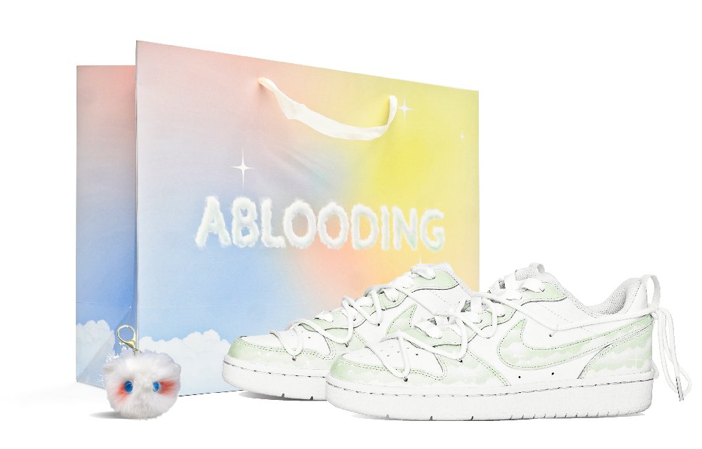 Nike Court Borough Series Skateboard Shoes Women's Low-Top White