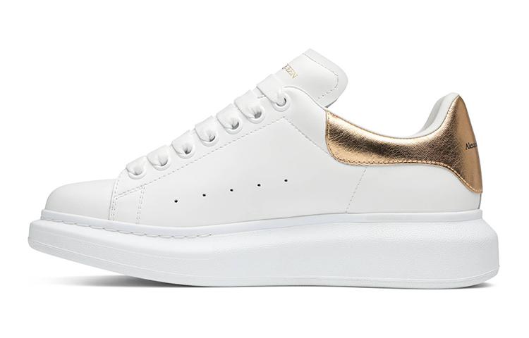 Alexander McQueen Oversized Sneaker 'White Light Gold' Women's
