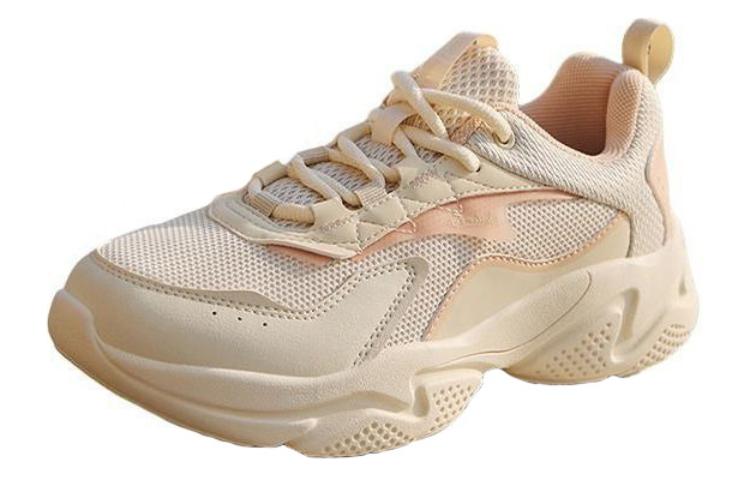 361° Slip Resistant, Abrasion Resistant, Lightweight Low Top Casual Running Shoes Women's White Pink