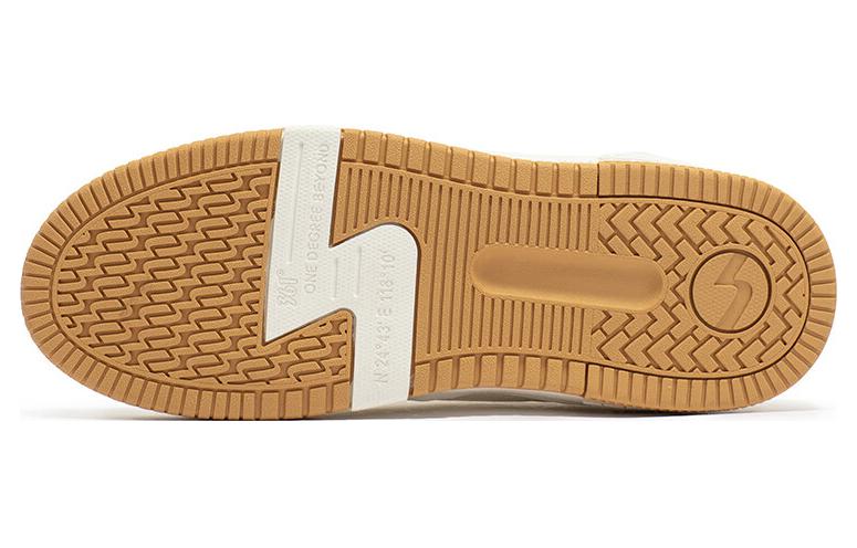 361° Slip-Resistant Cushioning Low-Top Skateboard Shoes Women's White Brown купить в интернет-магазине Yoocart с быстрой доставкой по России.