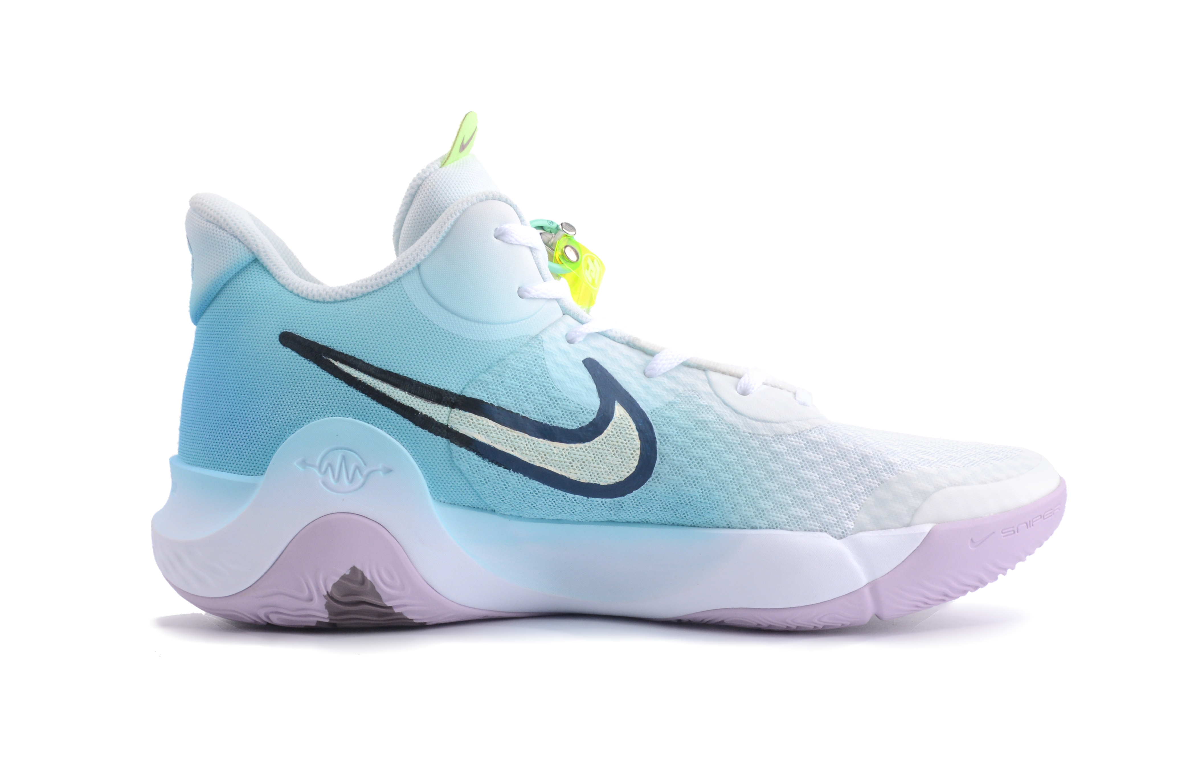 Nike KD Trey 5 IX Passion Ocean Mid top Vintage Basketball Shoes Unisex Blue White