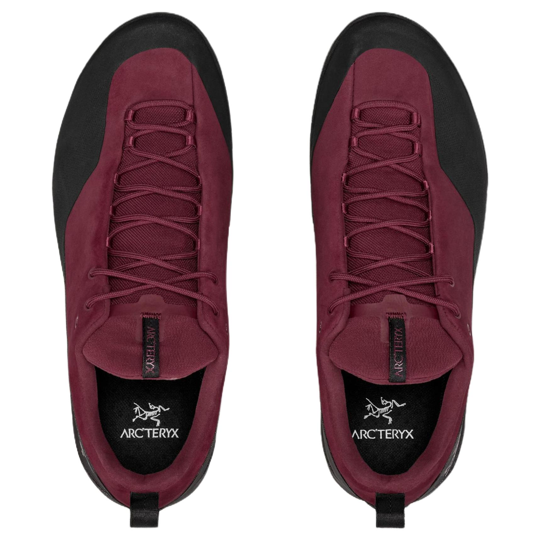 Arcteryx Konseal Abrasion Resistant Breathable Support Low top Mountaineering Shoes Men's Black Red