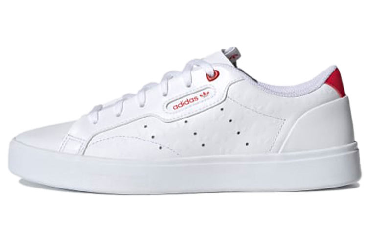 Sleek Women's Adidas Originals 'Heart Embossed White Scarlet' Women's