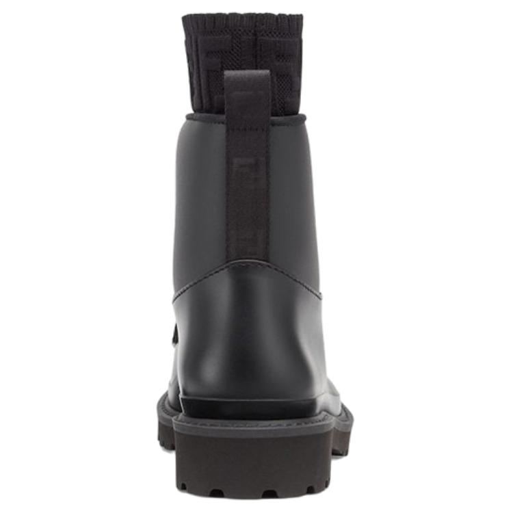 FENDI Women's Rockoko PVC Biker Boot 'Black' купить в интернет-магазине Yoocart с быстрой доставкой по России.