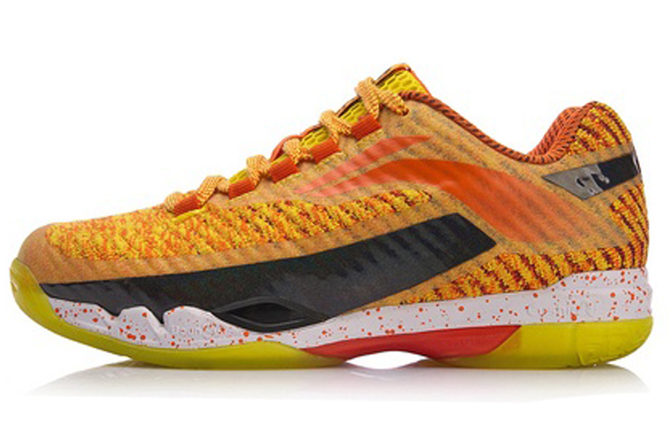 LiNing Pioneers Cushioning Rebound Low-Top Badminton Shoes Women's Lemon