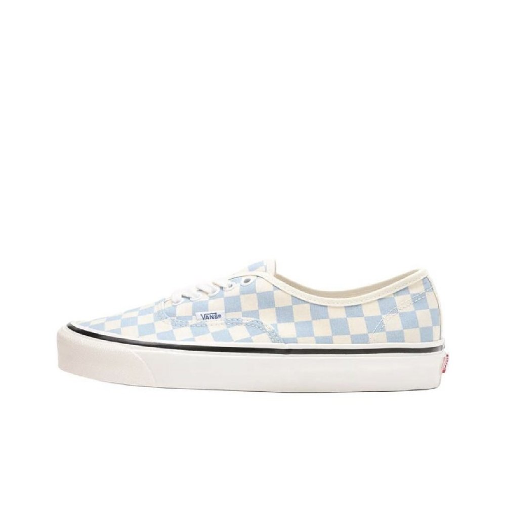 Vans Authentic Low Top Skateboard Shoes Unisex Cream Blue